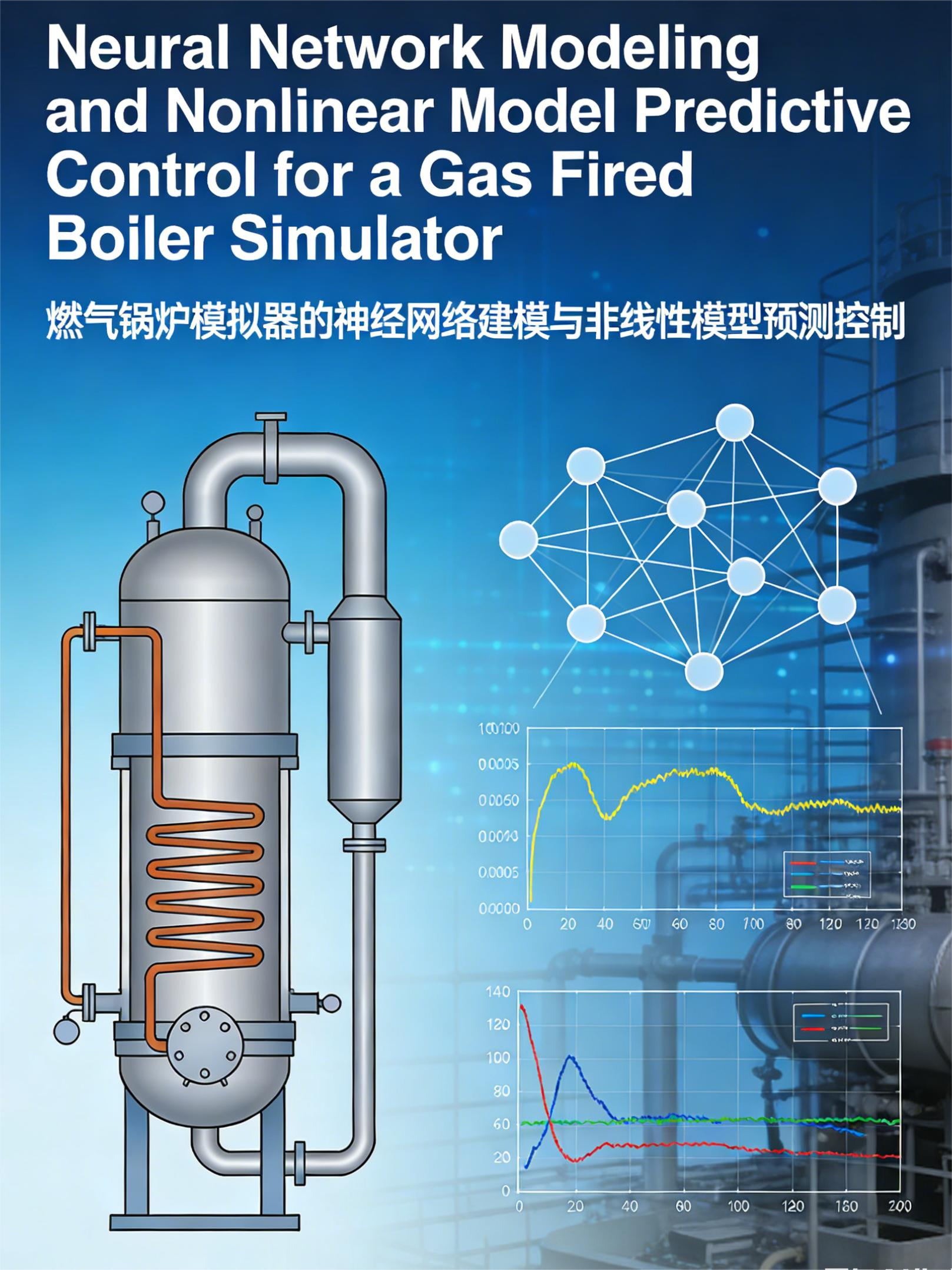 Neural Network Modeling and Nonlinear Model Predictive  Control for a Gas Fired Boiler Simulator